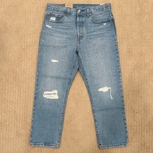 Levi's Women's 501 Original Cropped Jean, Size 30x 26